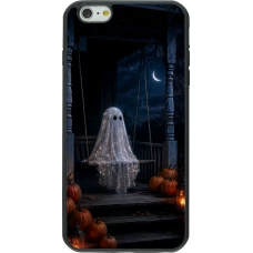 iPhone 6 Plus / 6s Plus Case Hülle - Silikon schwarz Halloween 2026 Ghost on a swing