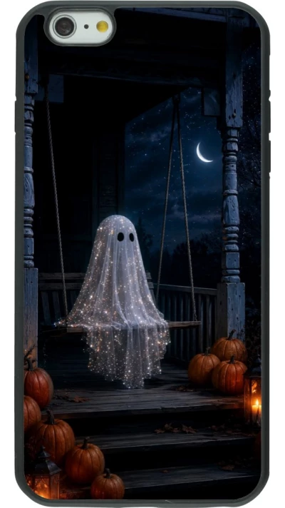 iPhone 6 Plus / 6s Plus Case Hülle - Silikon schwarz Halloween 2026 Ghost on a swing
