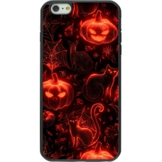 iPhone 6 Plus / 6s Plus Case Hülle - Silikon schwarz Halloween 2026 Pattern Halloween