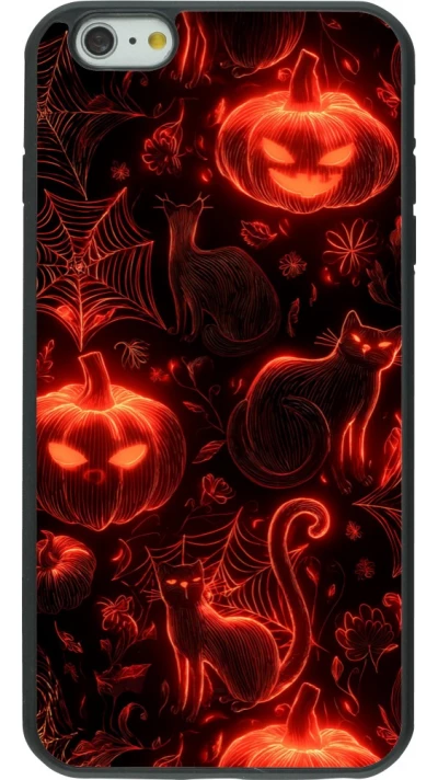 iPhone 6 Plus / 6s Plus Case Hülle - Silikon schwarz Halloween 2026 Pattern Halloween