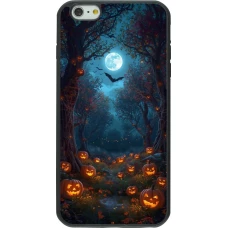 iPhone 6 Plus / 6s Plus Case Hülle - Silikon schwarz Halloween 2026 Road of Pumpkins