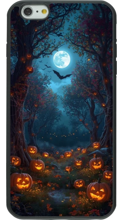 iPhone 6 Plus / 6s Plus Case Hülle - Silikon schwarz Halloween 2026 Road of Pumpkins