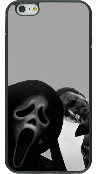 iPhone 6 Plus / 6s Plus Case Hülle - Silikon schwarz Halloween 2026 Scream and Michael Myers