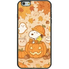 iPhone 6 Plus / 6s Plus Case Hülle - Silikon schwarz Halloween 2026 Snoopy Halloween