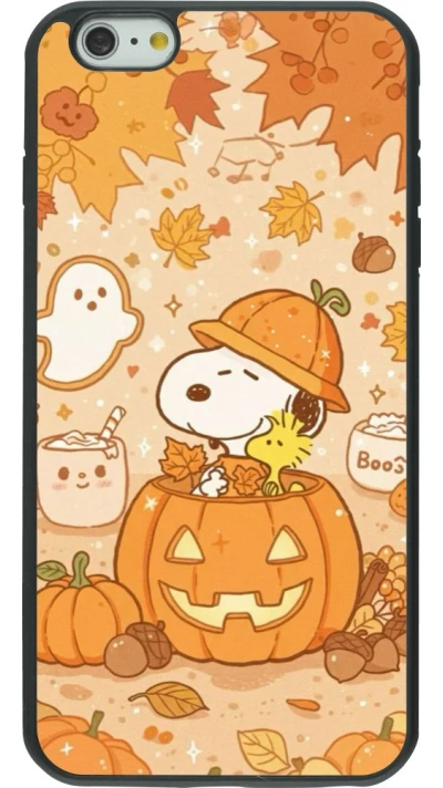 iPhone 6 Plus / 6s Plus Case Hülle - Silikon schwarz Halloween 2026 Snoopy Halloween