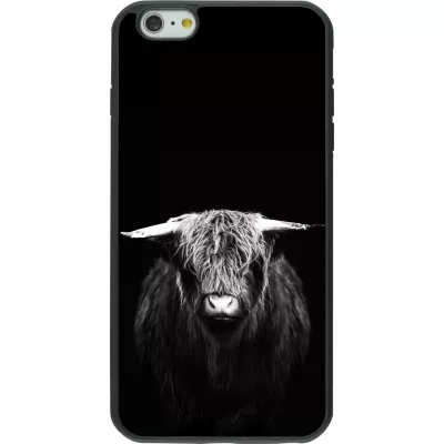 Coque iPhone 6 Plus / 6s Plus - Silicone rigide noir Highland calf black