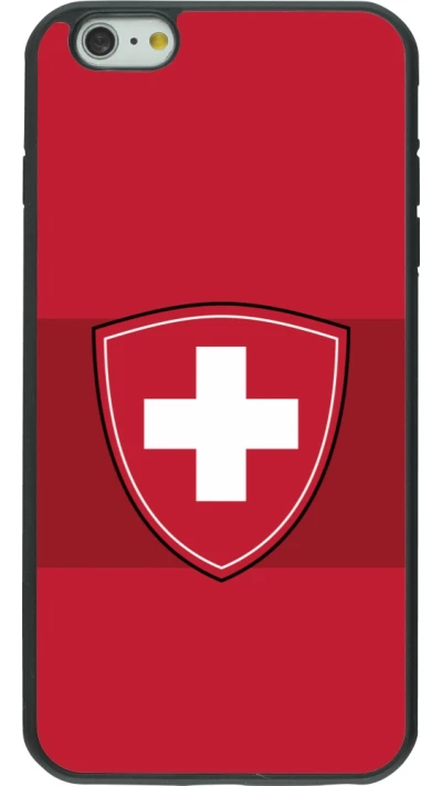 iPhone 6 Plus / 6s Plus Case Hülle - Silikon schwarz Hockey World Championship Ecusson Suisse