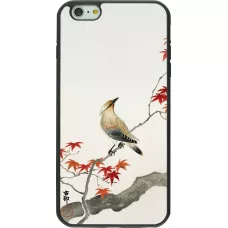 iPhone 6 Plus / 6s Plus Case Hülle - Silikon schwarz Japanese Bird