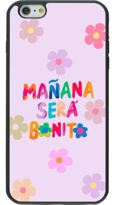 iPhone 6 Plus / 6s Plus Case Hülle - Silikon schwarz Karol G Manana sera bonito