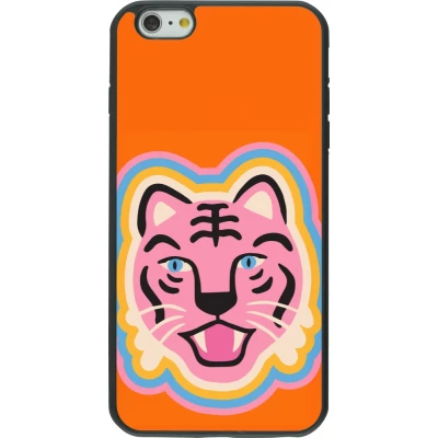 Coque iPhone 6 Plus / 6s Plus - Silicone rigide noir Lion colors 2026