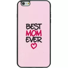 iPhone 6 Plus / 6s Plus Case Hülle - Silikon schwarz Mom 2023 best Mom ever pink