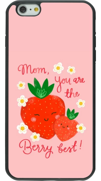 iPhone 6 Plus / 6s Plus Case Hülle - Silikon schwarz Mom 2026 Berry best