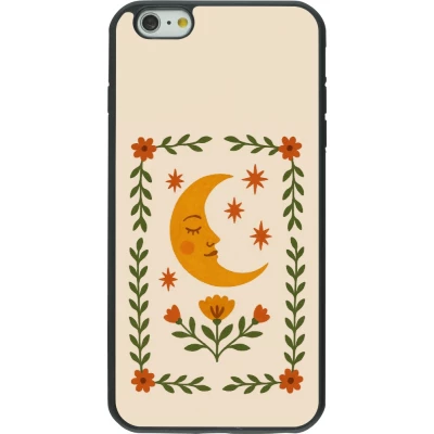 Coque iPhone 6 Plus / 6s Plus - Silicone rigide noir Half moon stamp 2026