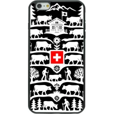 iPhone 6 Plus / 6s Plus Case Hülle - Silikon schwarz Poya Schweiz 3 schwarz