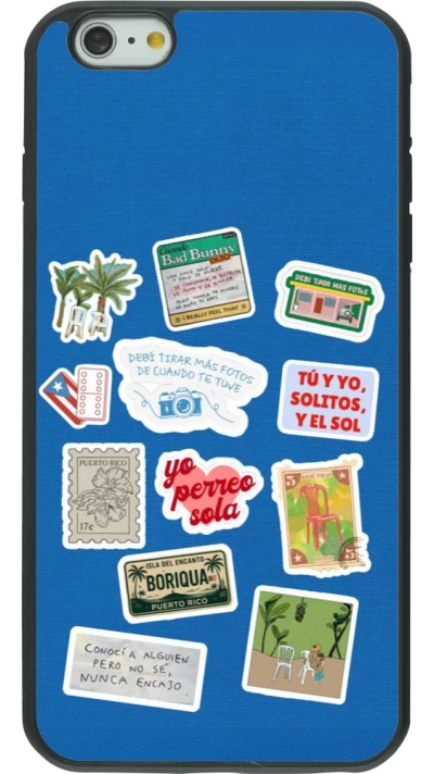 iPhone 6 Plus / 6s Plus Case Hülle - Silikon schwarz Seals of the Dominican Republic DTMF