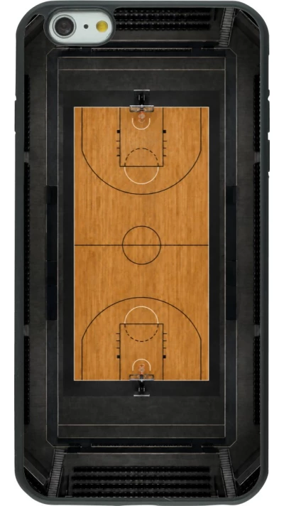 iPhone 6 Plus / 6s Plus Case Hülle - Silikon schwarz Sports 2026 Basketball