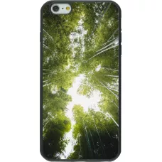 iPhone 6 Plus / 6s Plus Case Hülle - Silikon schwarz Spring 23 forest blue sky