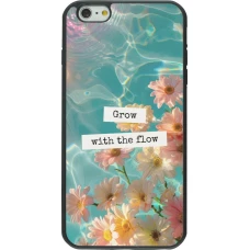 iPhone 6 Plus / 6s Plus Case Hülle - Silikon schwarz Summer 2025 Grow with the flow