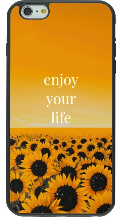 iPhone 6 Plus / 6s Plus Case Hülle - Silikon schwarz Summer 2026 Enjoy your life