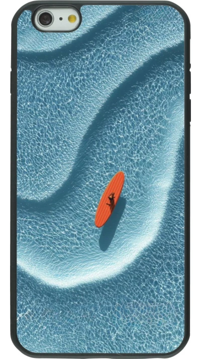 iPhone 6 Plus / 6s Plus Case Hülle - Silikon schwarz Orange surf Summer 2026