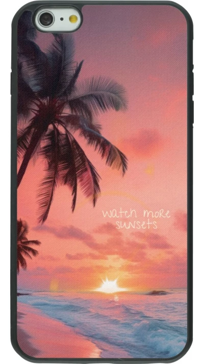 iPhone 6 Plus / 6s Plus Case Hülle - Silikon schwarz Watch more sunsets Summer 2026