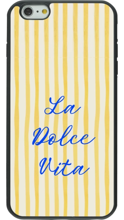 iPhone 6 Plus / 6s Plus Case Hülle - Silikon schwarz The good life 2026
