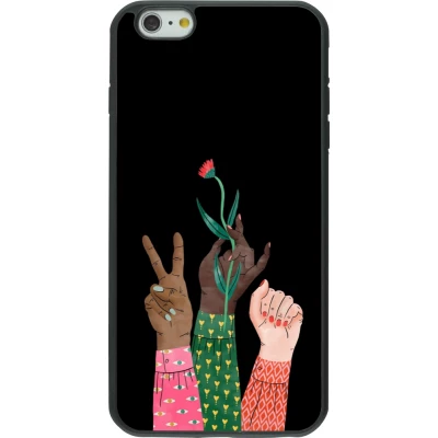 Coque iPhone 6 Plus / 6s Plus - Silicone rigide noir Womens day 2026 2