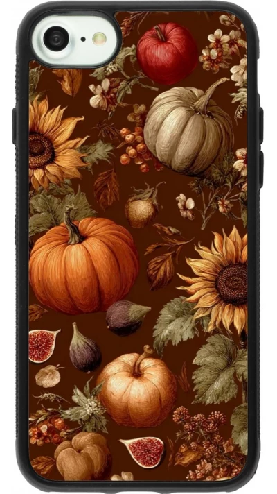 Coque iPhone 7 / 8 / SE (2020, 2022) - Silicone rigide noir Autumn 26 Autumn still life