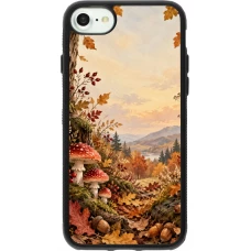 Coque iPhone 7 / 8 / SE (2020, 2022) - Silicone rigide noir Autumn 26 Illustrated Autumn