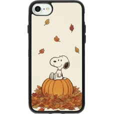 iPhone 7 / 8 / SE (2020, 2022) Case Hülle - Silikon schwarz Autumn 26 Snoopy autumn