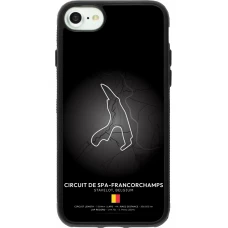 Coque iPhone 7 / 8 / SE (2020, 2022) - Silicone rigide noir F1 Track 2025 Belgium