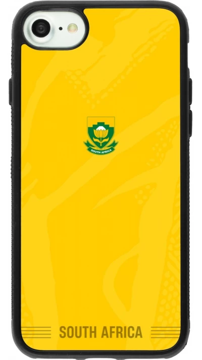 iPhone 7 / 8 / SE (2020, 2022) Case Hülle - Silikon schwarz Südafrika 2026 personalisierbares Fussballtrikot