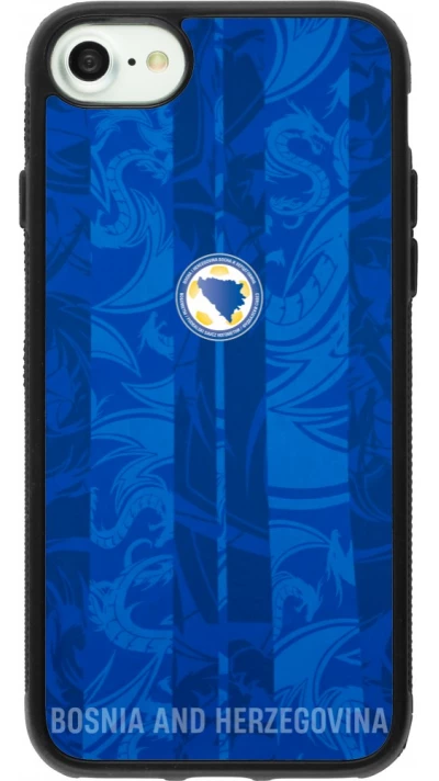 iPhone 7 / 8 / SE (2020, 2022) Case Hülle - Silikon schwarz Bosnien und Herzegowina 2026 personalisierbares Fussballtrikot