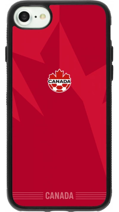 iPhone 7 / 8 / SE (2020, 2022) Case Hülle - Silikon schwarz Kanada 2026 personalisierbares Fussballtrikot