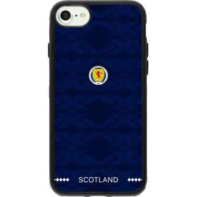iPhone 7 / 8 / SE (2020, 2022) Case Hülle - Silikon schwarz Schottland 2026 personalisierbares Fussballtrikot