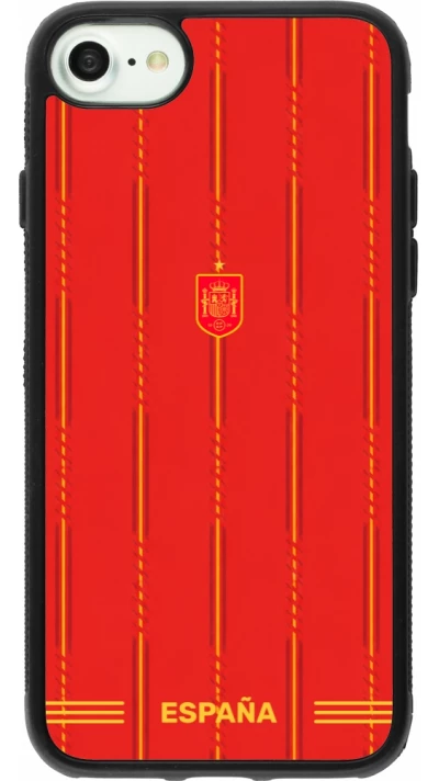 iPhone 7 / 8 / SE (2020, 2022) Case Hülle - Silikon schwarz Spanien 2026 personalisierbares Fussballtrikot