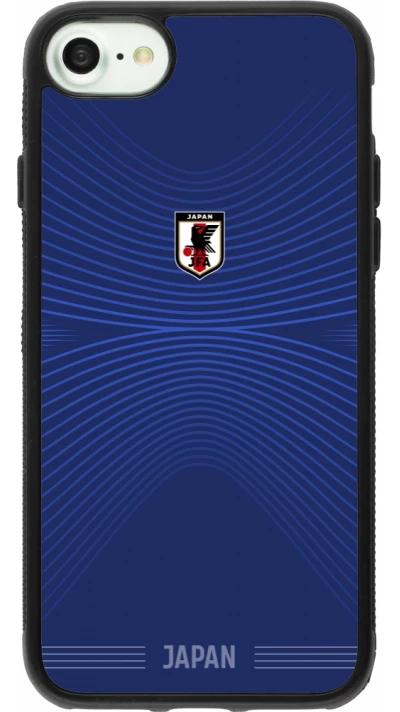 iPhone 7 / 8 / SE (2020, 2022) Case Hülle - Silikon schwarz Japan 2026 personalisierbares Fussballtrikot