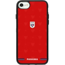 iPhone 7 / 8 / SE (2020, 2022) Case Hülle - Silikon schwarz Panama 2026 personalisierbares Fussballtrikot