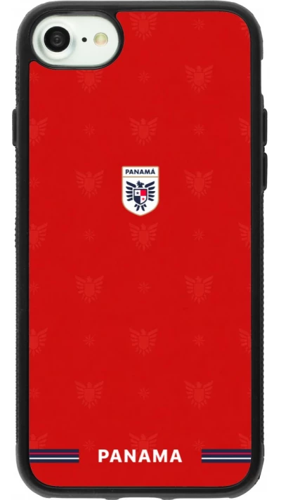 iPhone 7 / 8 / SE (2020, 2022) Case Hülle - Silikon schwarz Panama 2026 personalisierbares Fussballtrikot