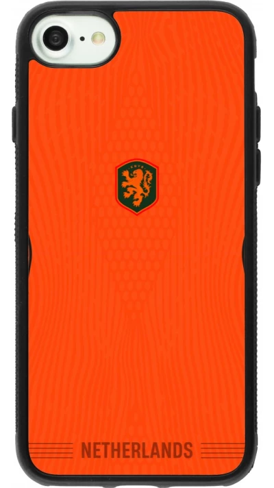iPhone 7 / 8 / SE (2020, 2022) Case Hülle - Silikon schwarz Niederlande 2026 personalisierbares Fussballtrikot