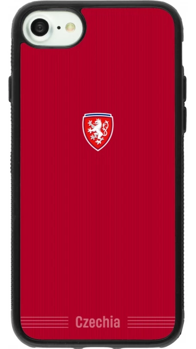 iPhone 7 / 8 / SE (2020, 2022) Case Hülle - Silikon schwarz Tschechische Republik 2026 personalisierbares Fussballtrikot