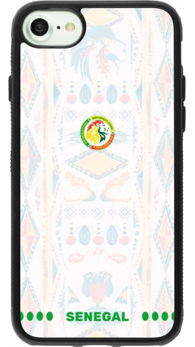 iPhone 7 / 8 / SE (2020, 2022) Case Hülle - Silikon schwarz Senegal 2026 personalisierbares Fussballtrikot