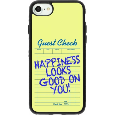 Coque iPhone 7 / 8 / SE (2020, 2022) - Silicone rigide noir Guest check 2026
