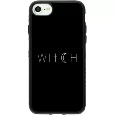 Coque iPhone 7 / 8 / SE (2020, 2022) - Silicone rigide noir Halloween 22 witch word