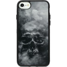 iPhone 7 / 8 / SE (2020, 2022) Case Hülle - Silikon schwarz Halloween 2024 smoky skull