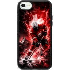 iPhone 7 / 8 / SE (2020, 2022) Case Hülle - Silikon schwarz Hockey World Championship Player