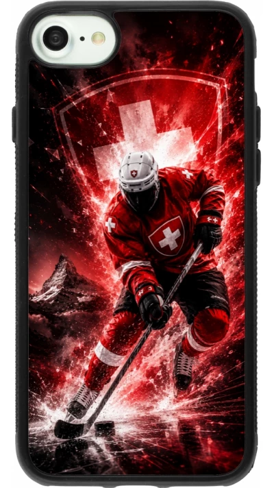 iPhone 7 / 8 / SE (2020, 2022) Case Hülle - Silikon schwarz Hockey World Championship Player