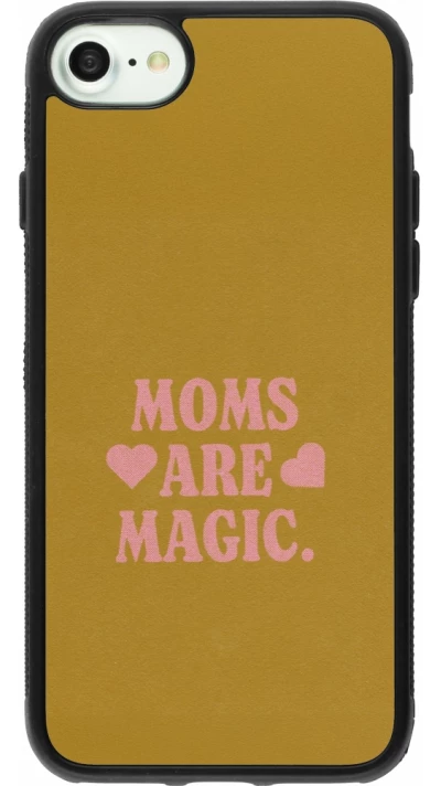 iPhone 7 / 8 / SE (2020, 2022) Case Hülle - Silikon schwarz Mom 2026 Are Magic