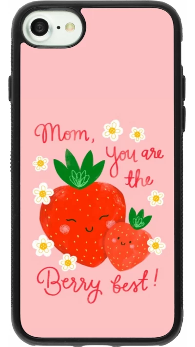 iPhone 7 / 8 / SE (2020, 2022) Case Hülle - Silikon schwarz Mom 2026 Berry best