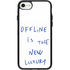 iPhone 7 / 8 / SE (2020, 2022) Case Hülle - Silikon schwarz Offline is the new luxury